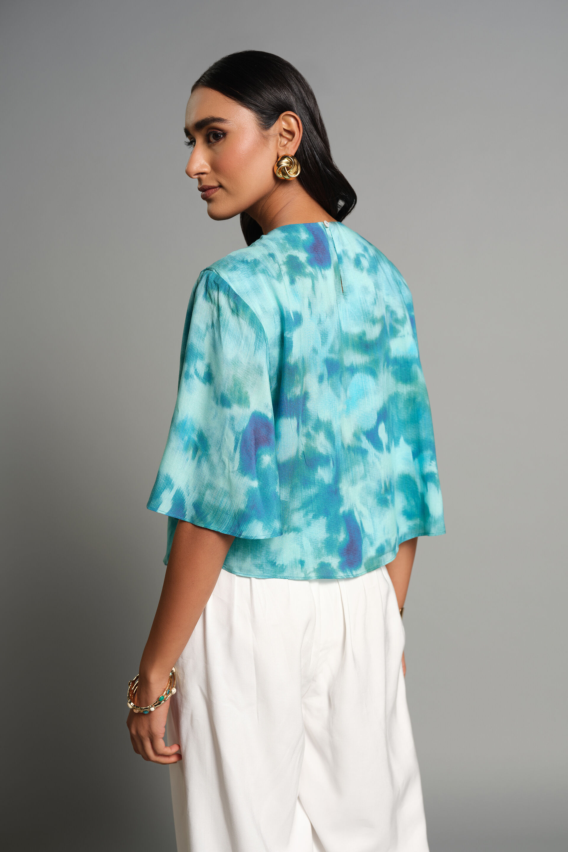 Blue Rhythm Top, Blue, image 5